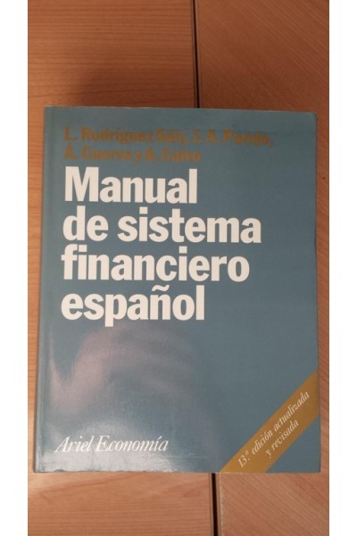 MANUAL DE SISTEMA FINANCIERO ESPAÑOL